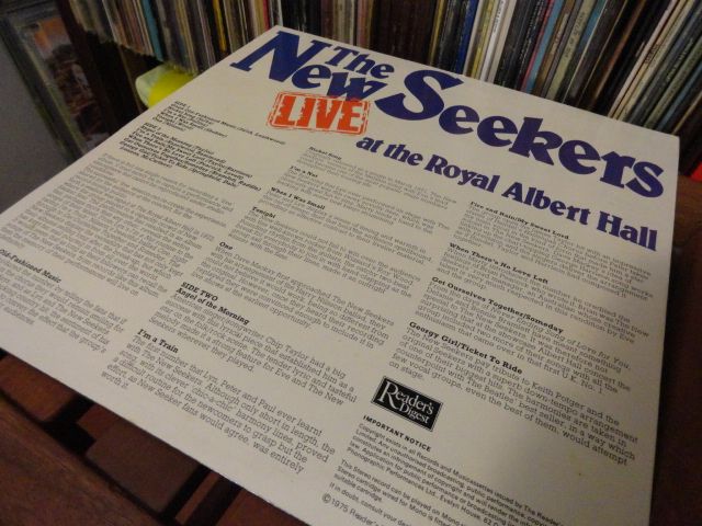 THE NEW SEEKERS Live at the Albert Hall RARO - 1975