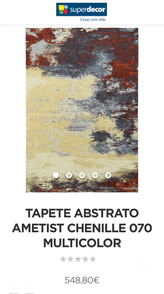 Tapete/Carpete 240x340 Abstrato Ametist Chenille