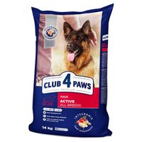 Сухой корм для собак клуб 4 Лапы Актив 14кг! Club 4Paws Active!