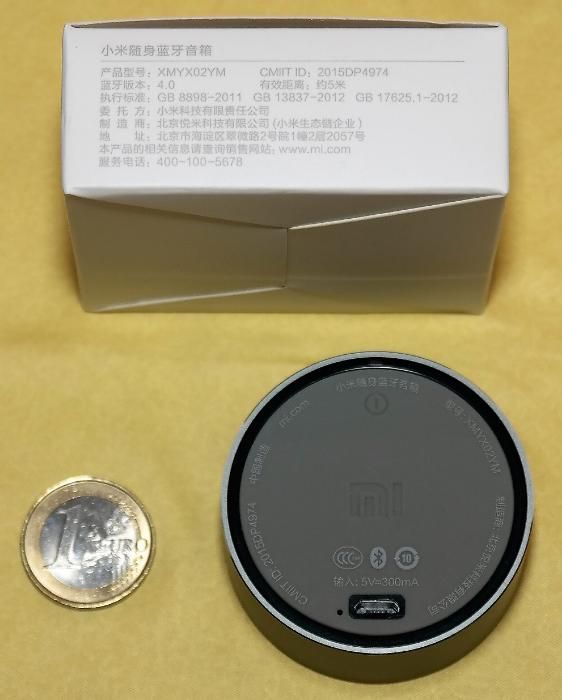 Coluna portátil Bluetooth Xiaomi speaker com mãos livres.