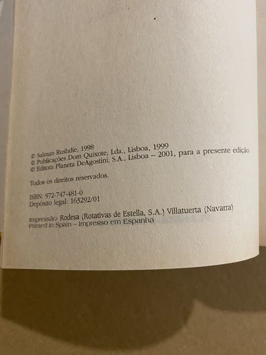 O chão que ela pisa, de Salman Rushdie