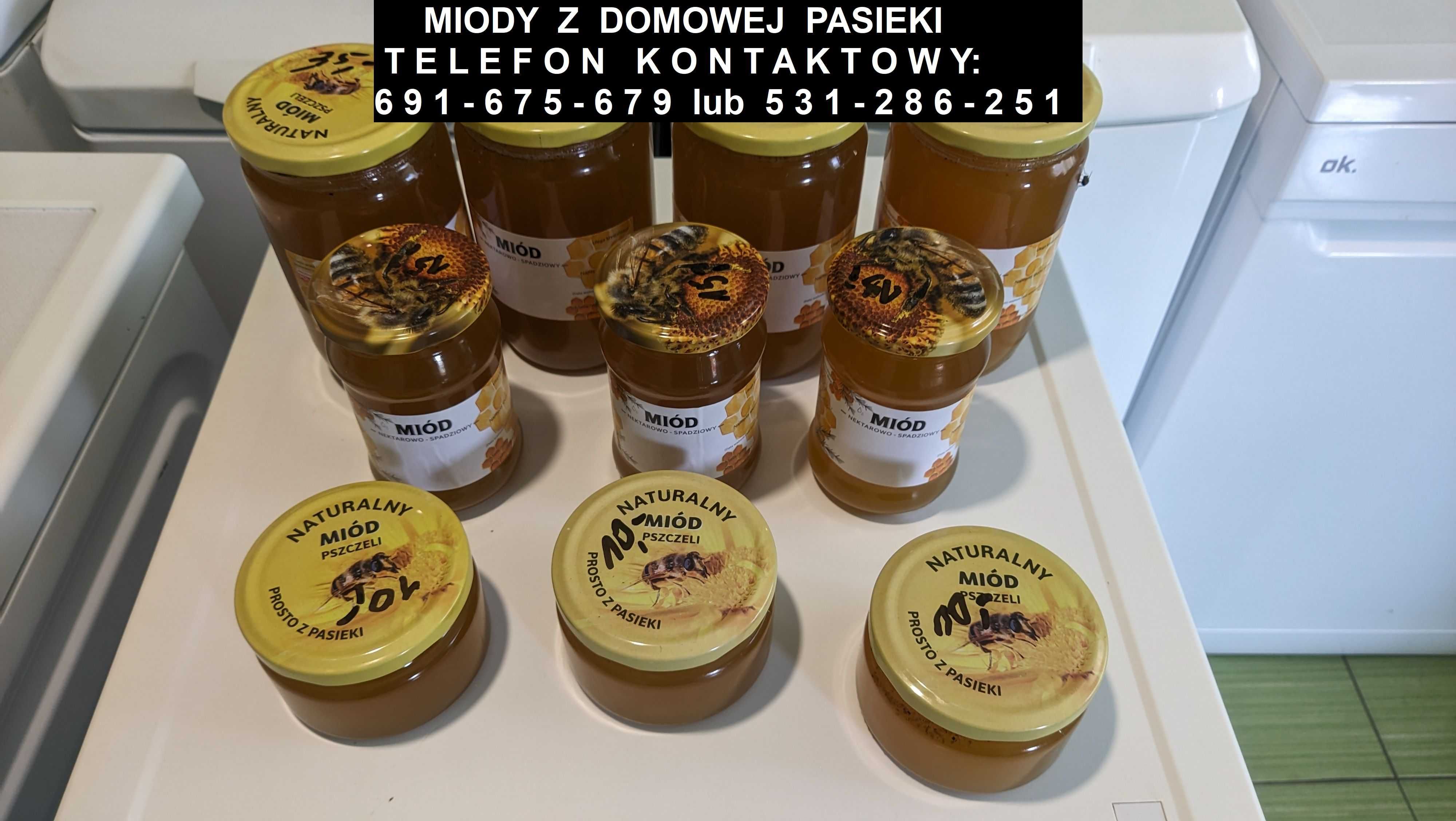 Miody z domowej pasieki