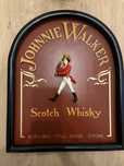 Stary szyld, reklama, ozdoba Johnnie Walker - whisky