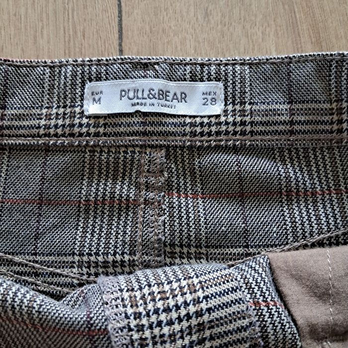 Spódnica w kratkę Pull & Bear