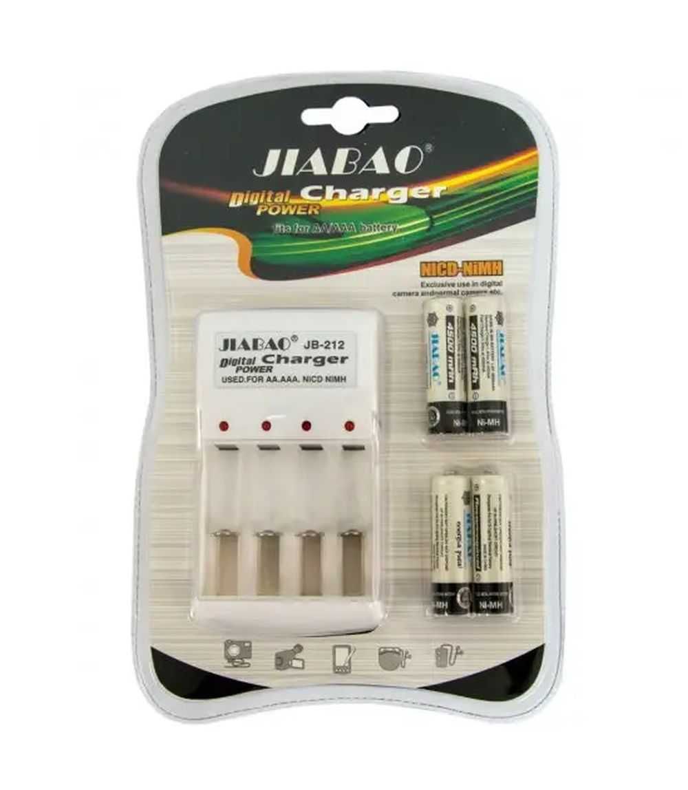 Зарядное устройство Jiabao Digital Charger Jb-212 с АА аккумуляторами