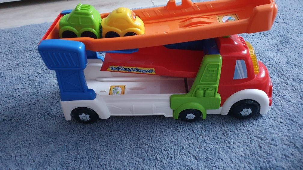 Vtech Duży autotransporter laweta tut tut autka