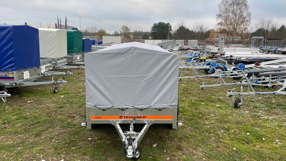 Przyczepka TEMARED z  plandeką tandem 750dmc raty dostawa cała Polska