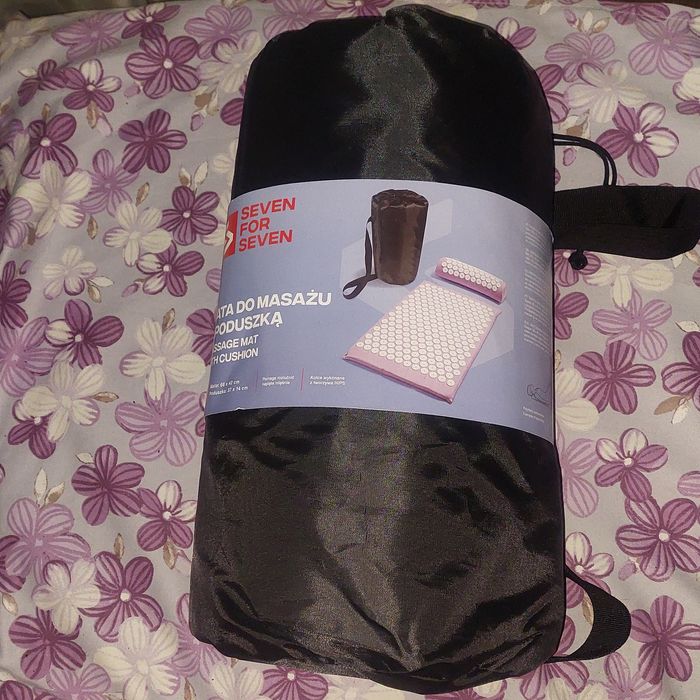 1zł Wysyłka Mata z kolcami do masażu+Poduszka Zestaw NOWY