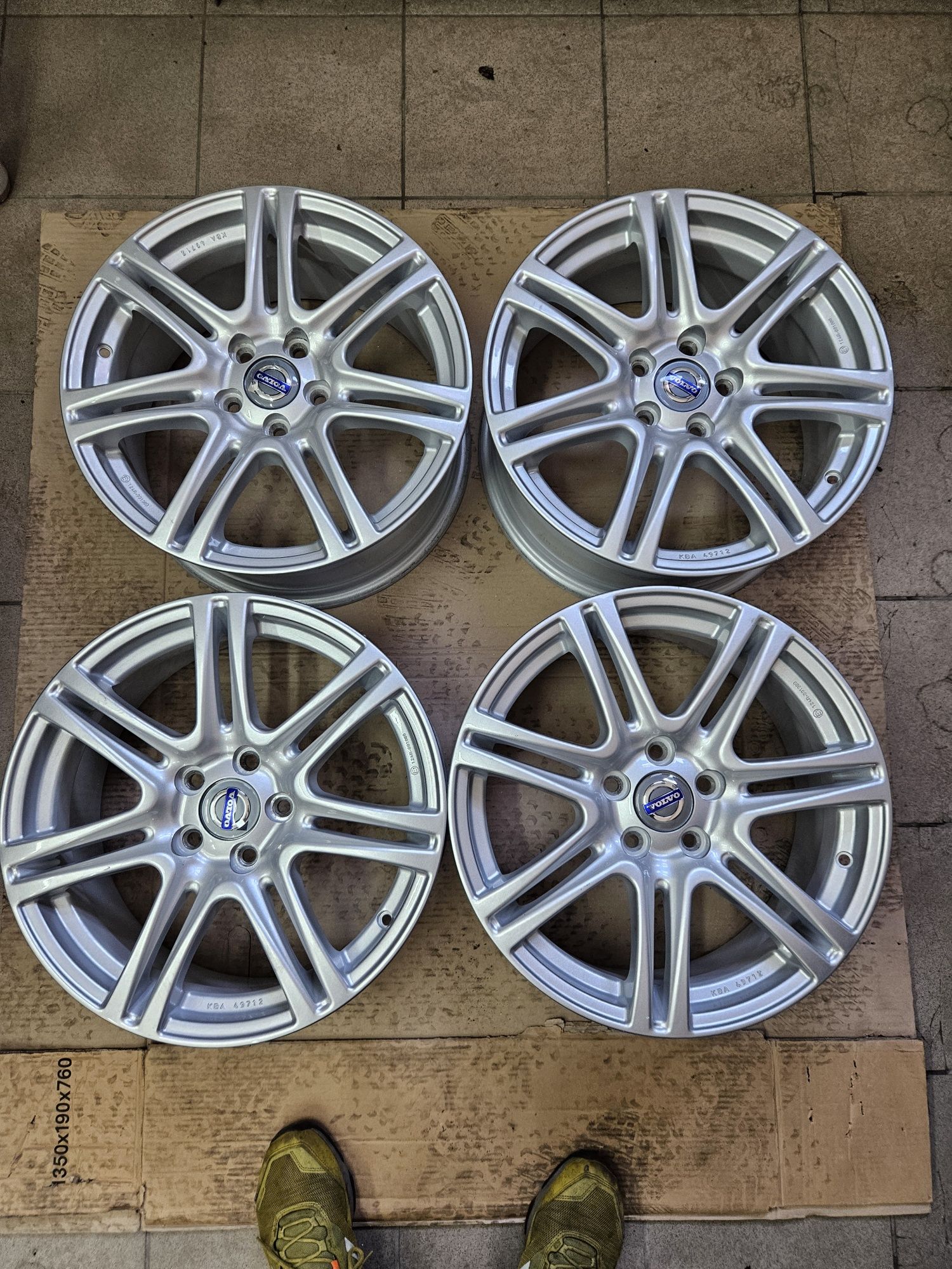 felgi aluminiowe 17" 5x108 7,5x17 ET 55 FORD VOLVO