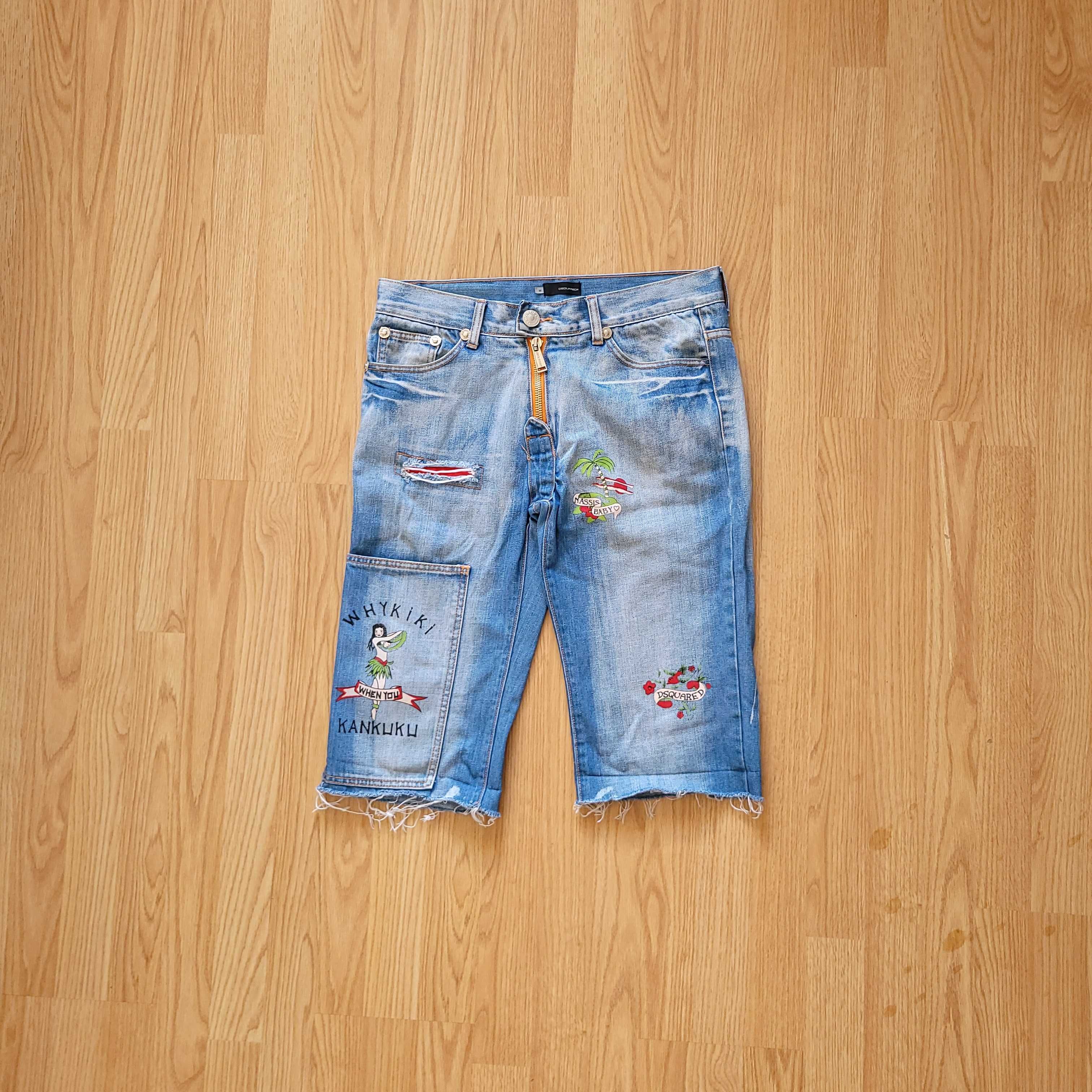 Shorty jeansowe Dsquared2 Hawaii M