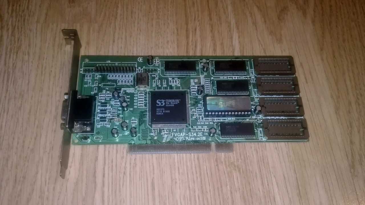 Karta Graficzna S3 VIRGE DX PCI VGA Retro PC