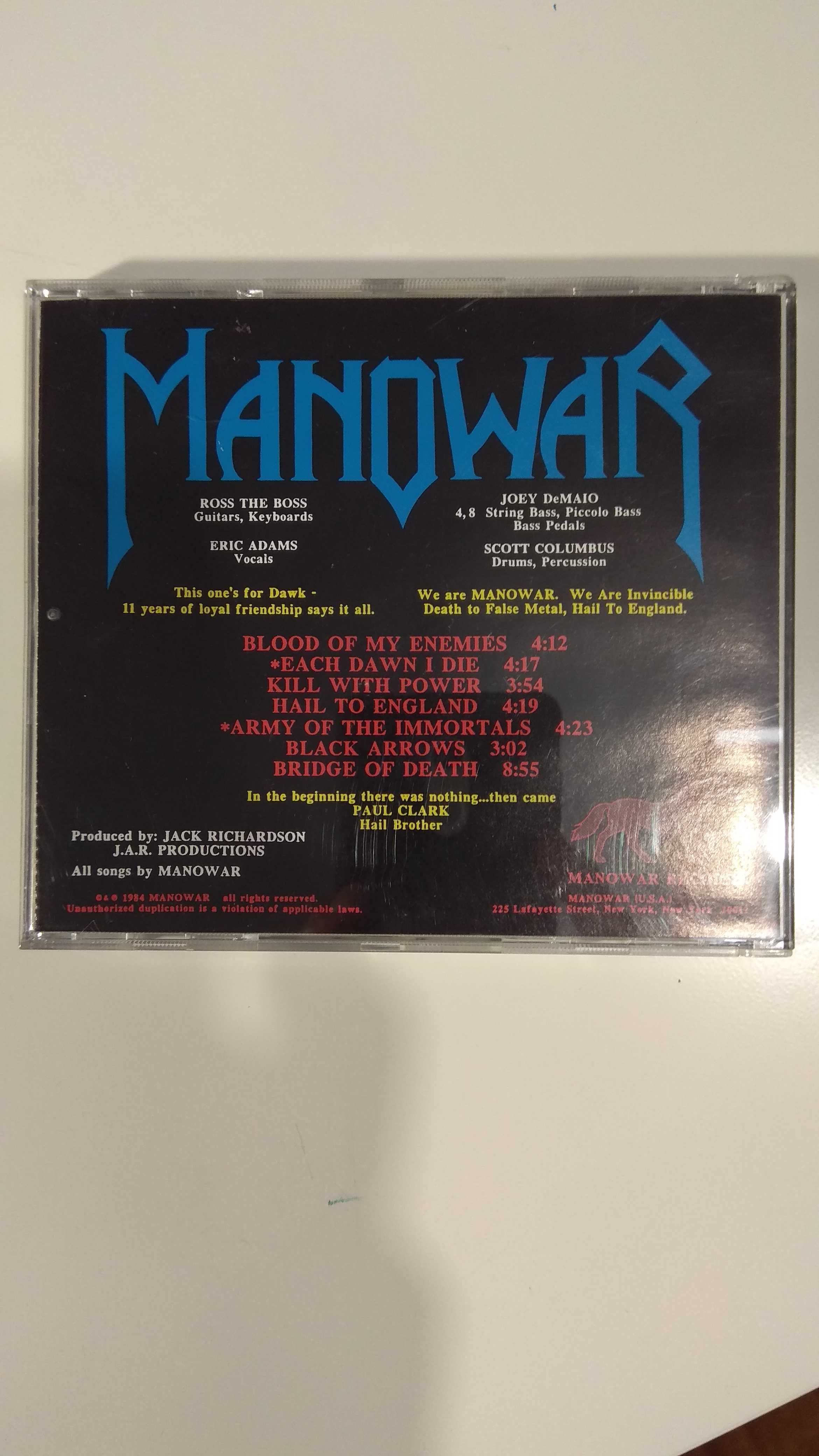 CD Manowar - " Hail to England "