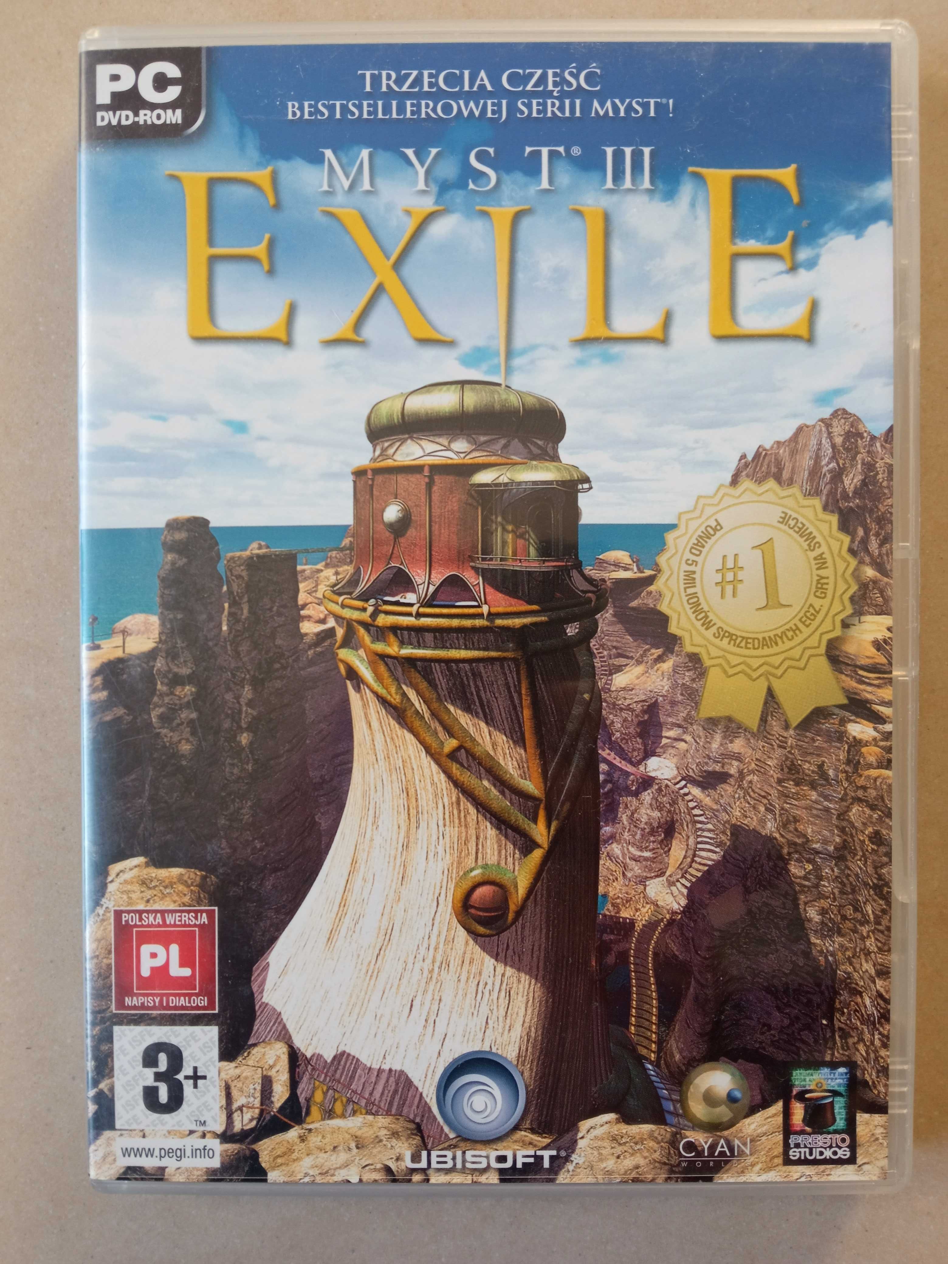 Myst III 3 Exile gra komputerowa na PC Sprawna