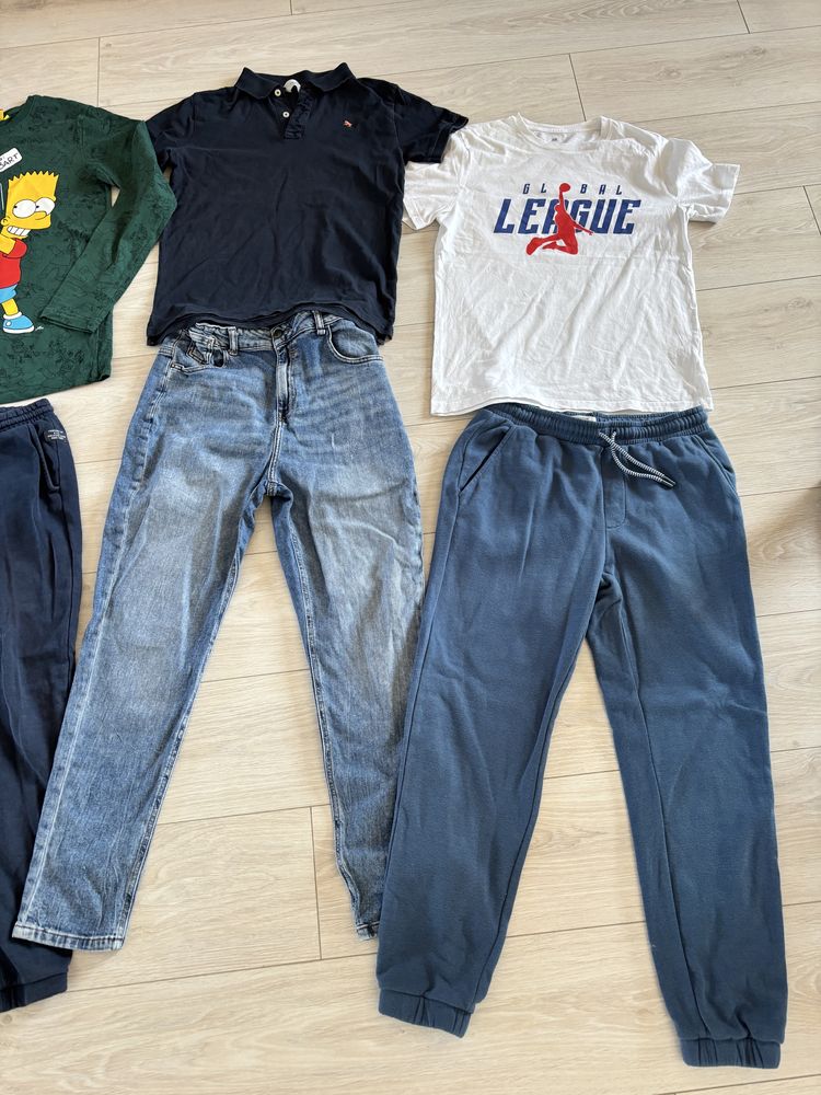Zestaw ciuchów chłopiec h&m reserved 164