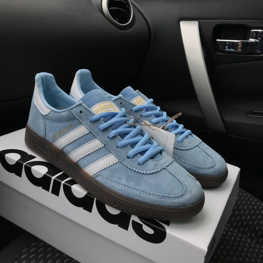 Чоловічі кросівки спезиал блакитні Adidas Spezial Handball blue