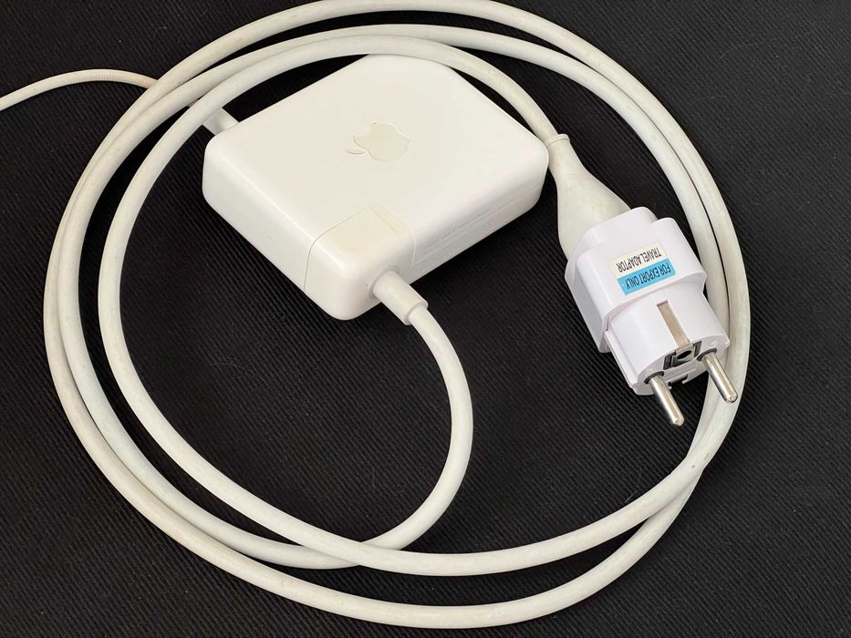 Подовжувач адаптера живлення Apple + перехідник на євро-розетку