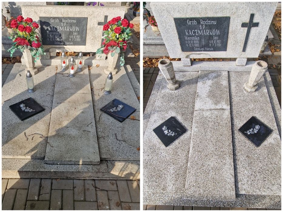 Sprzątanie Mycie Grobów / Nagrobków. Tarnowo Podgórne, Dopiewo, Poznań