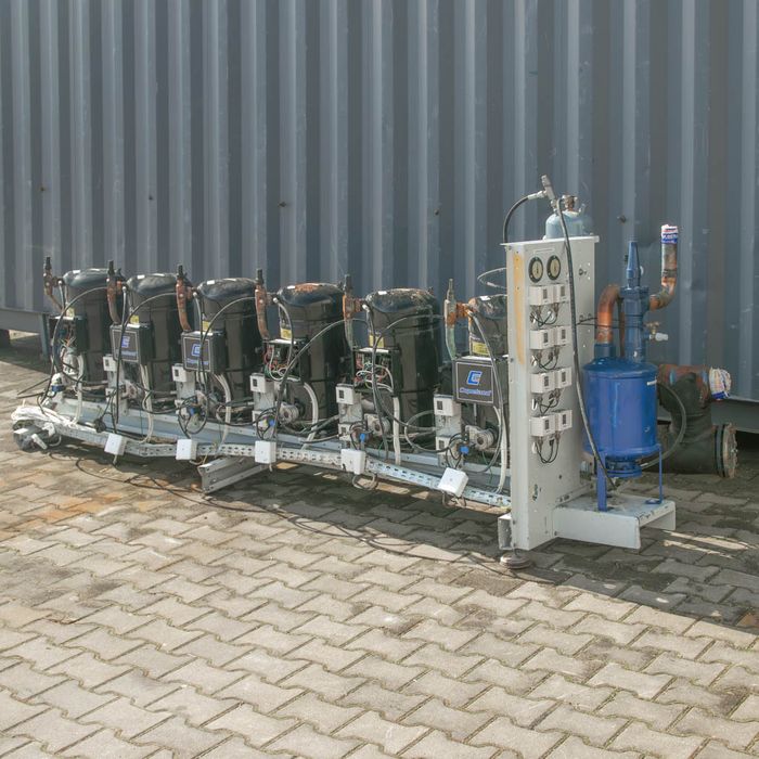 Zestaw sprężarkowy COPELAND 6x sprężarka ZB 11MCE-TWD-551 6x23,97m3/h