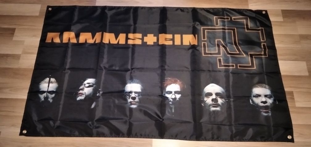 Plakat materiałowy Rammstein 90x60cm, 90x150cm