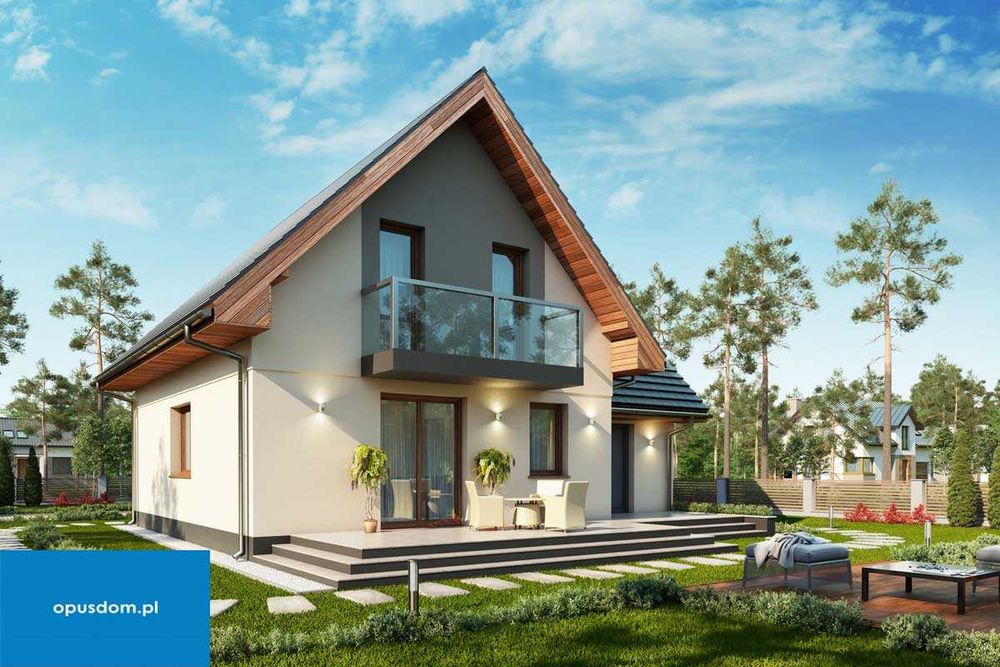 NOWY Projekt domu LILI - 99,6m2 p.u. z pracowni Opus SUPER CENA