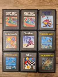 Atari - zestaw 9 gier do konsoli Atari 2600 / 7800 sprawne