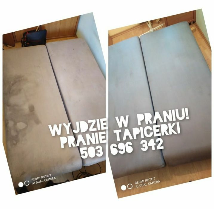 pranie czyszczenie tapicerki  meblowej