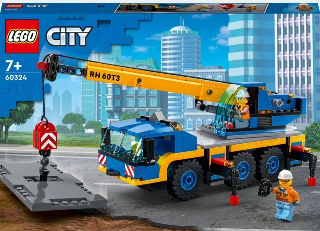 LEGO City 60324 Żuraw samochodowy nowe