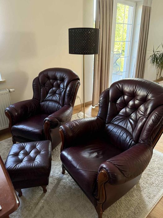 Wypoczynek skórzany skóra