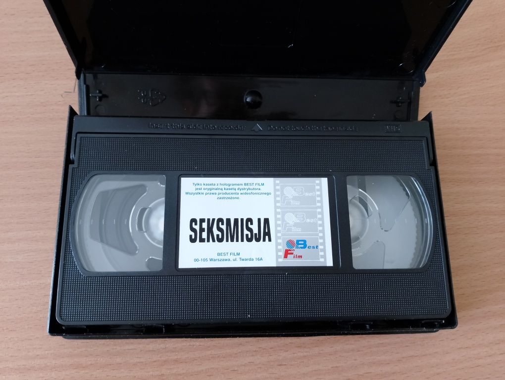 Film na kasecie VHS "SEKSMISJA", kultowy film polski, komedia, video