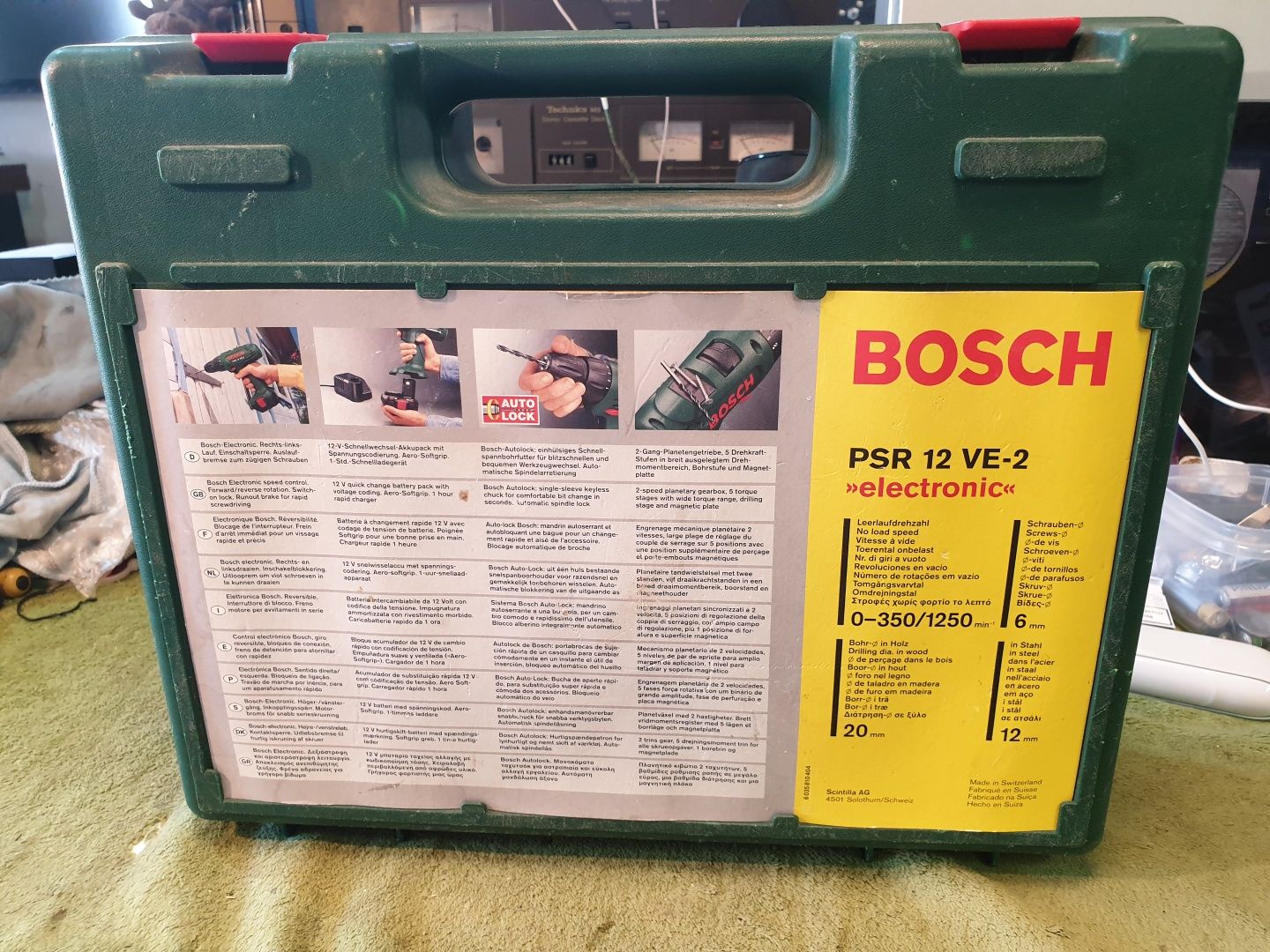 BOSCH PSR12 VE2 wkrętarka akumulatorowa 12V.