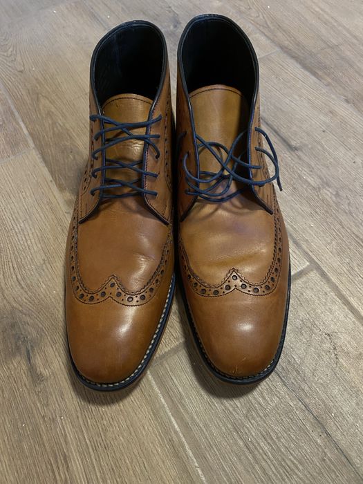 Шкірані броги дербі преміум класу Loake розмір 10 (44,5-45)