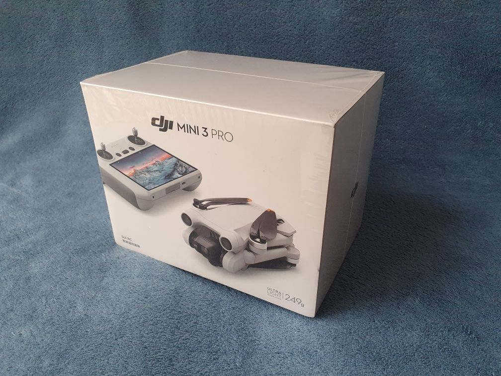 Nowy Dron DJI Mini 3 Pro 4K HDR Kontroler RC z Ekranem Gwarancja ŁÓDŹ