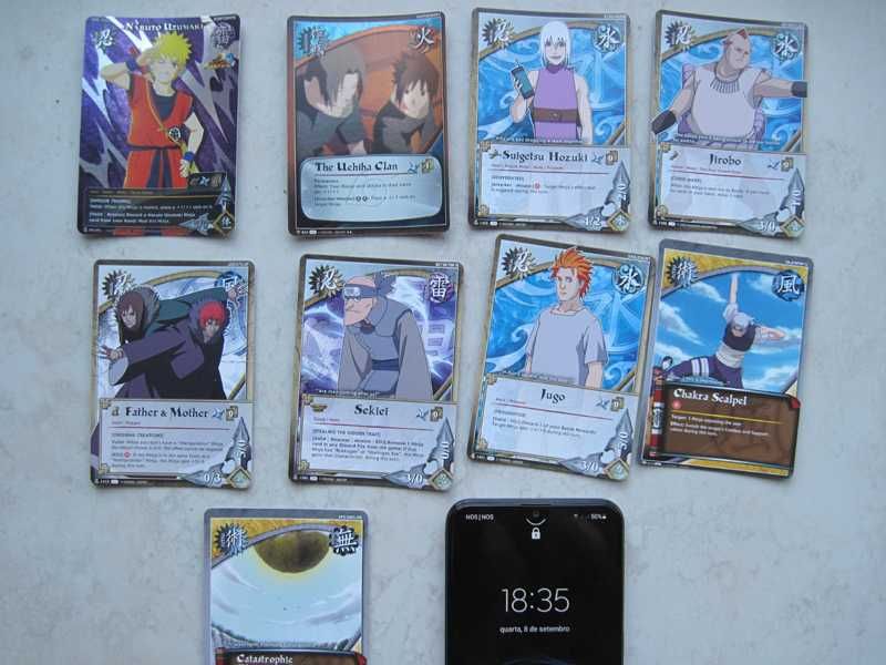 Cartas Naruto Collectible Card Game