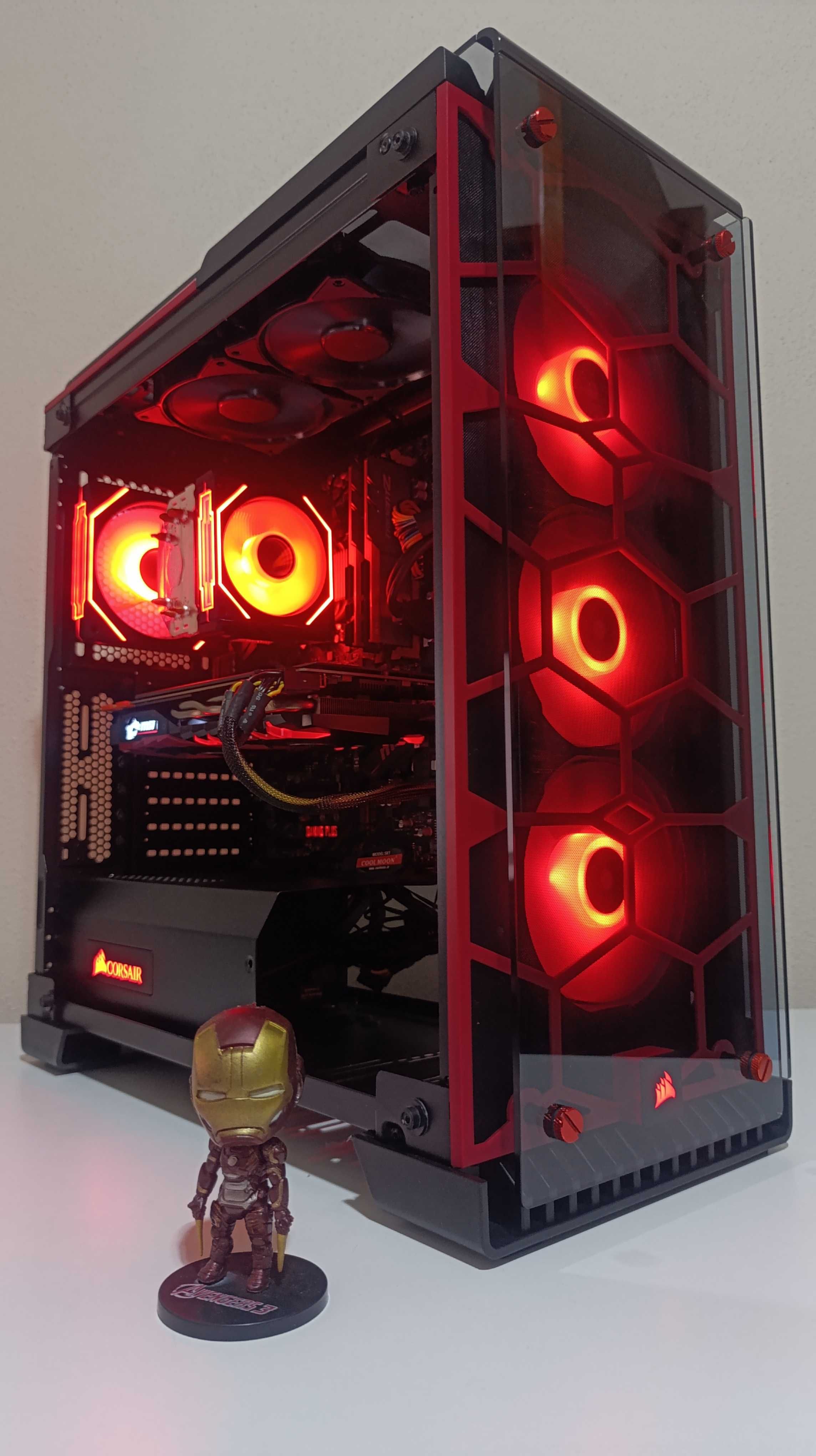 Torre Gaming i7 9700k, GTX 1080 8gb, 16gb RAM, SSD+Hdd