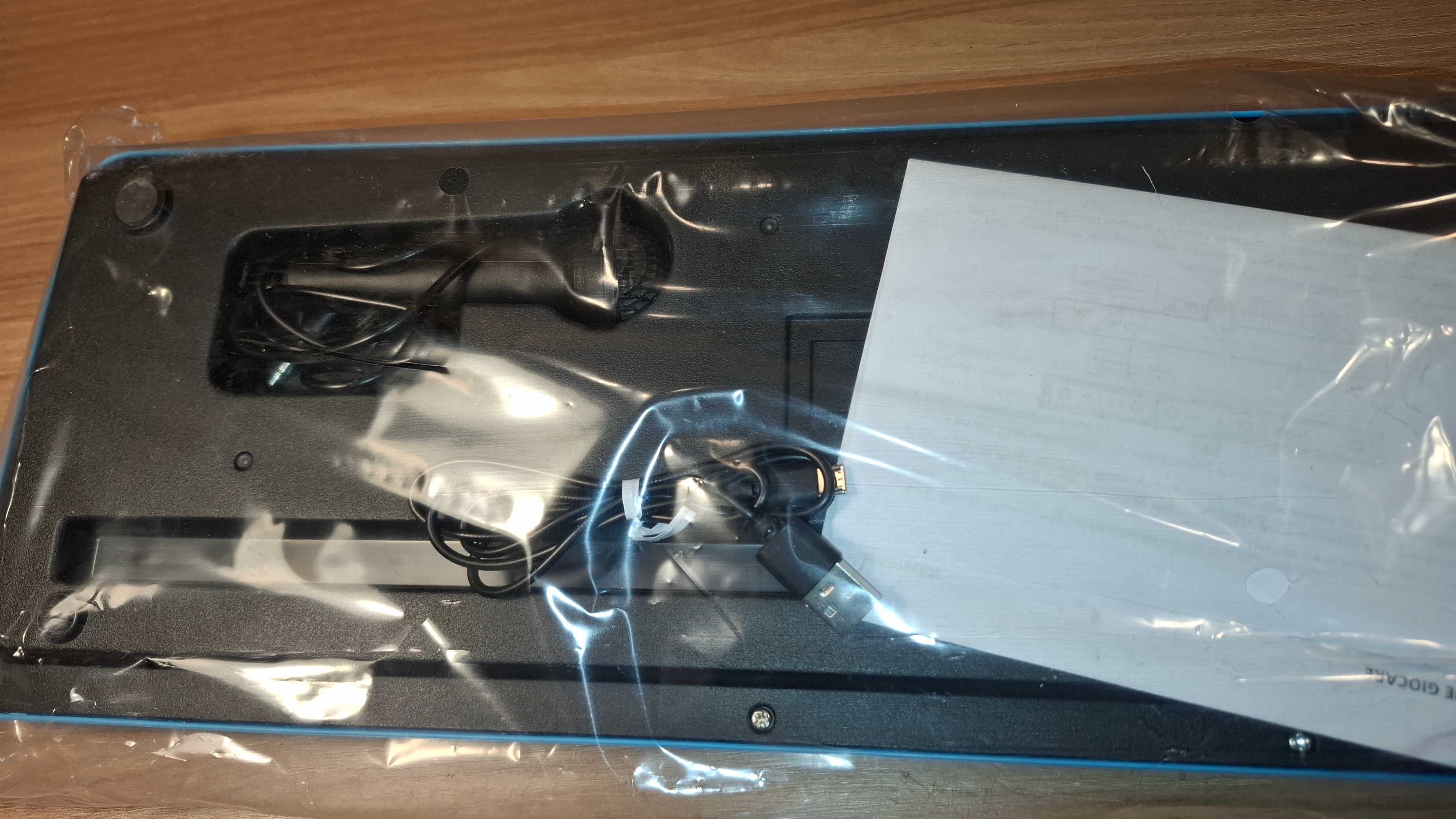 Super Keyboard dla Dzieci - z Mikrofonem - Niebieski