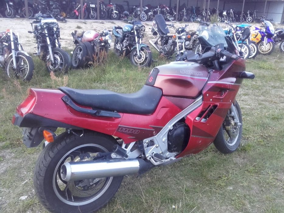 Suzuki gsx1100f gsxf 1100 gsxf silnik lagi bak moduł felga części