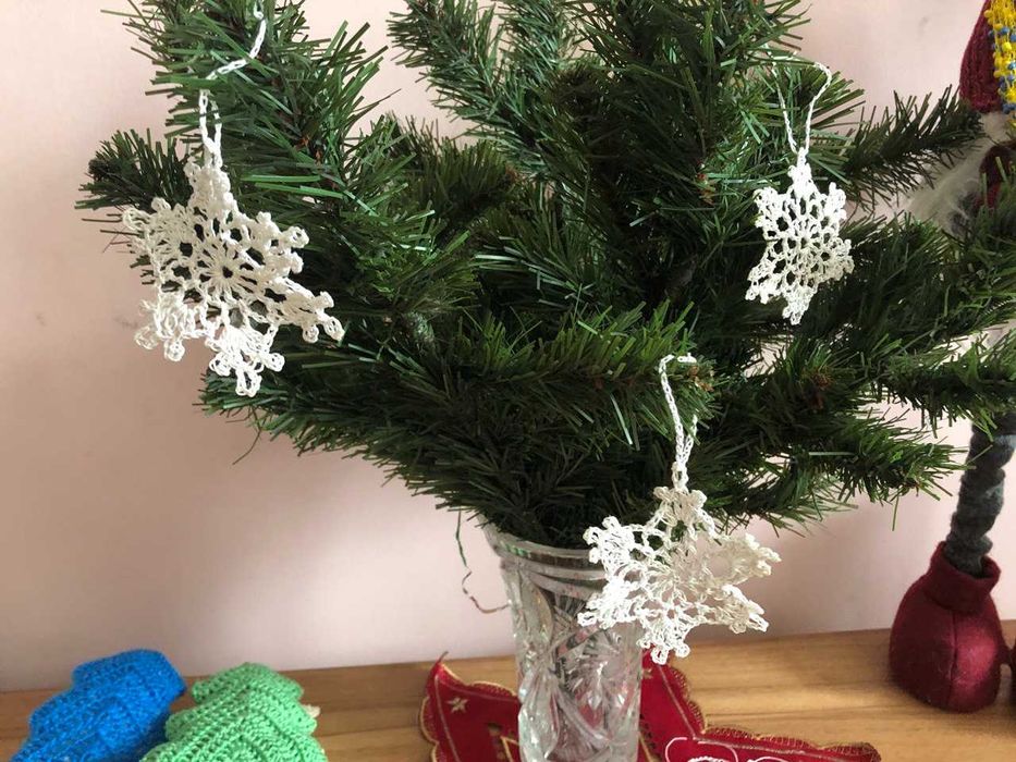 рождественский декор. Снежинки. Ручная работа