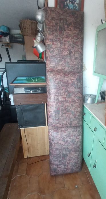 Assento de três lugares almofadas