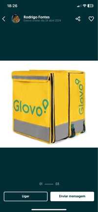 Bolsa da Glovo como nova