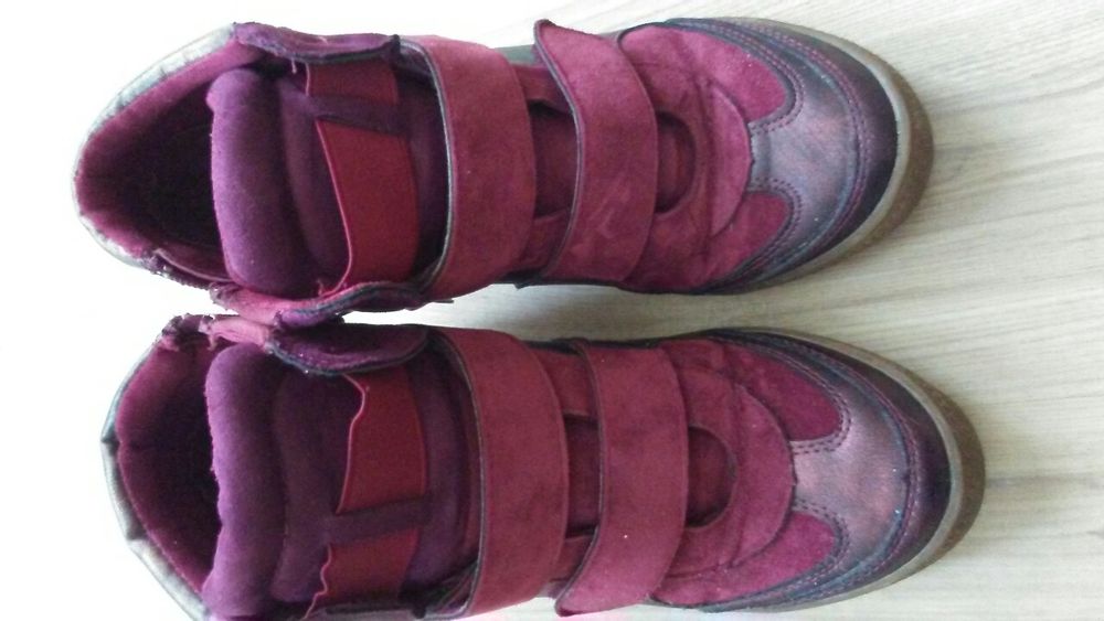 Snakersy r.37 Bordowe