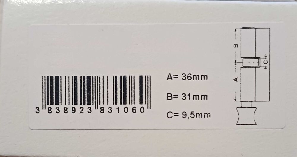 Sprzedam wkładkę do zamka OK'BUD K6 VK / La porte K6 ML1012