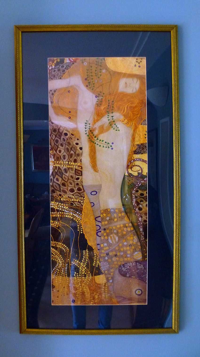 Gustav Klimt Wodne Węże I reprodukcja w opawie