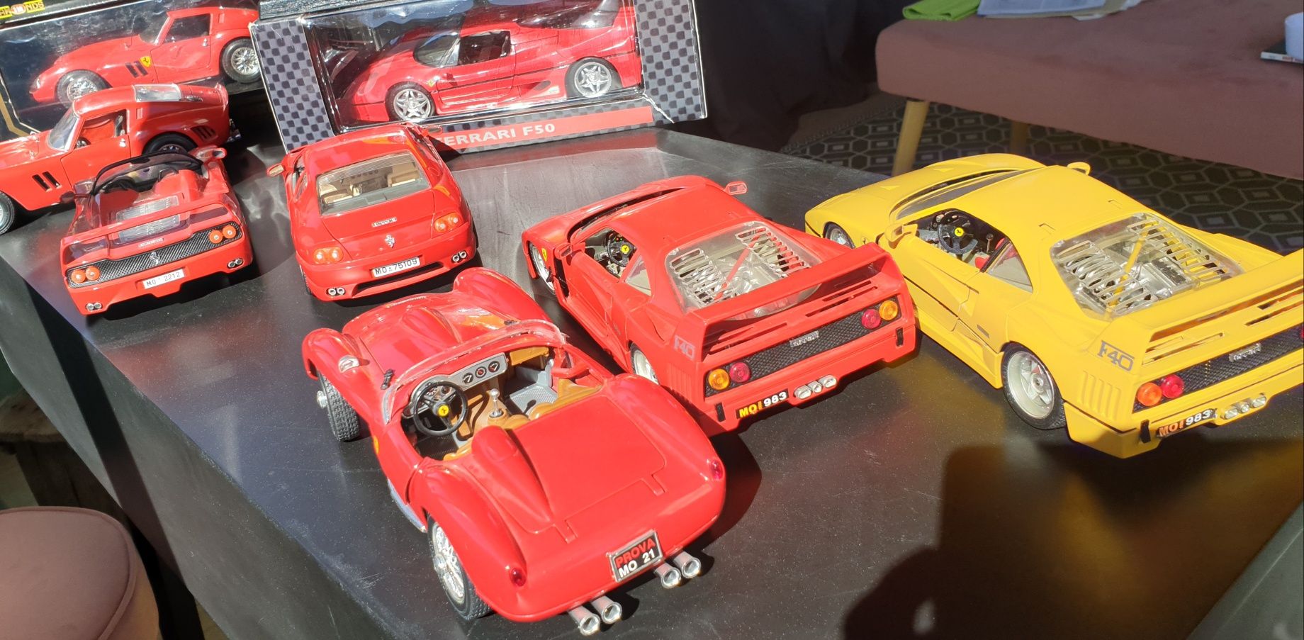 Ferrari 250 le mans e GTO + F40 ...1/18