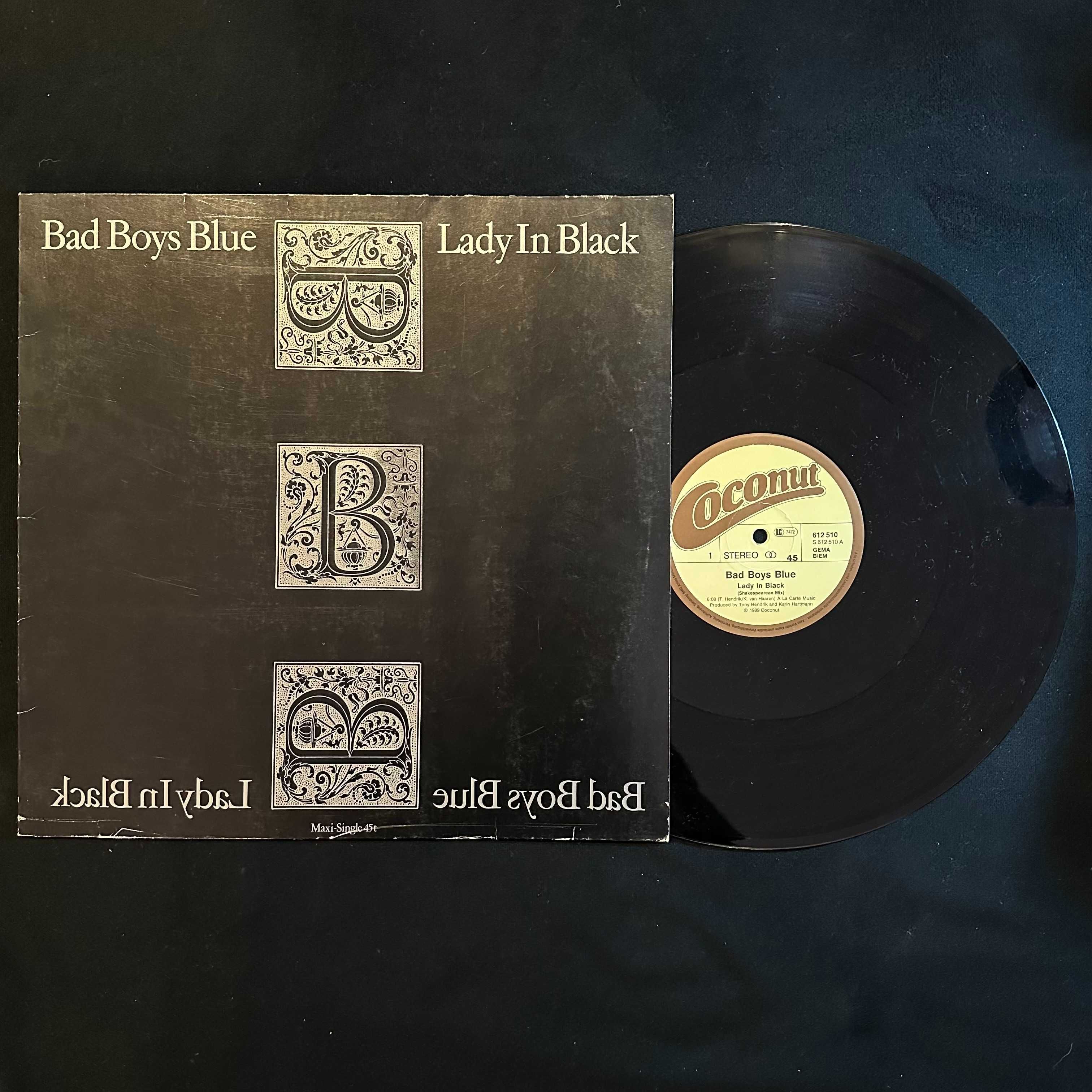 Bad Boys Blue - Lady In Black Maxi-Singiel LP  Winyl (A-2)