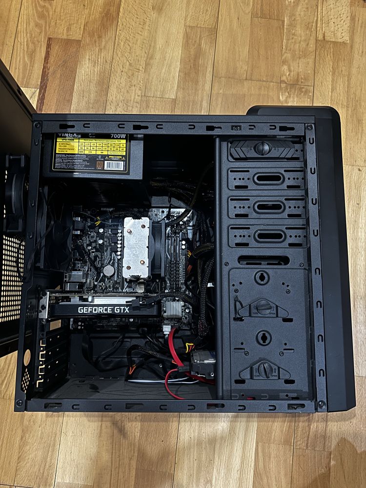 Компьютер игровой gtx 1650 Ryzen 5 4600g 16 gb ssd 500 wd 2tb