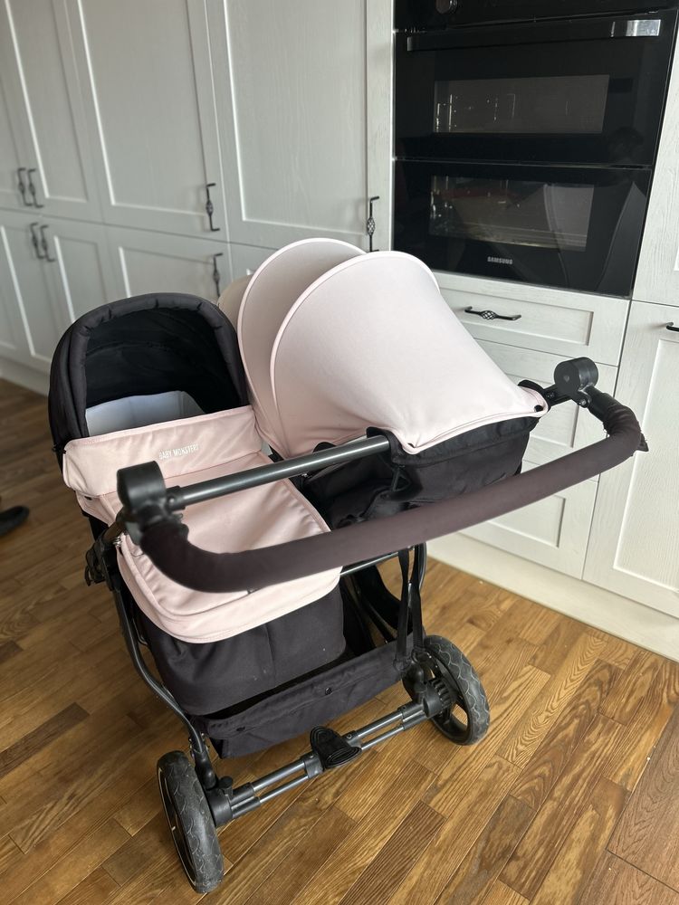 Wózek dziecięcy bliźniaczy Baby Monsters easy twin 3.0