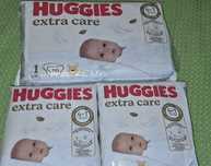 Підгузки памперси huggies extra care 1