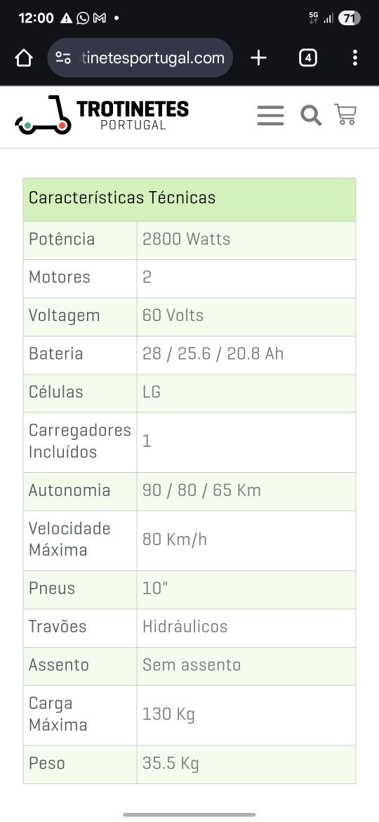 Trotinete elétrica vsett 10+