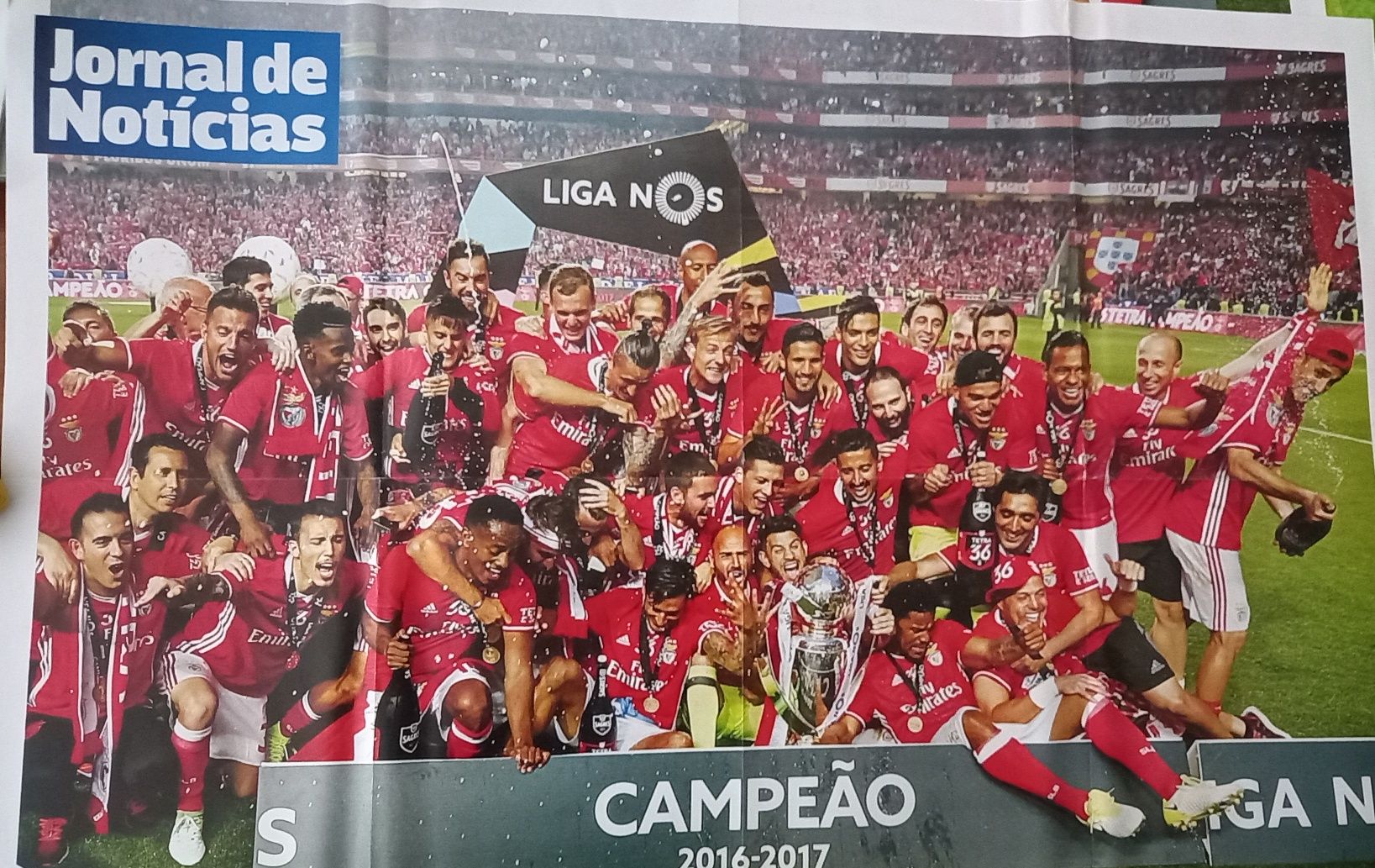 poster Benfica campeão 2016/17