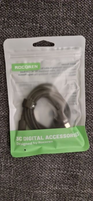 Кабель для швидкої зарядки type-c Rocoren 240 w довжиною 2 метри